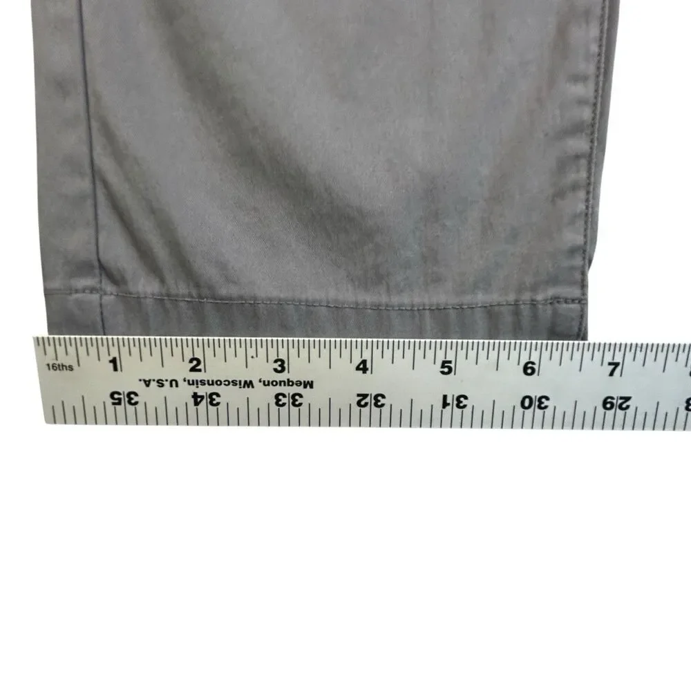 Birddogs Pants Mens 32x29* Gray Performance Stretch Chino Boomstick Unlined